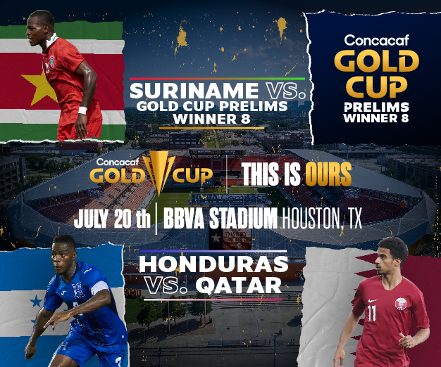 Concacaf Gold Cup: Suriname Vs. Gold Cup Prelims Winner 8 1