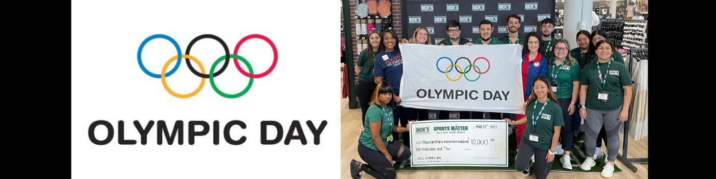 $10,000 Donation Made By DICK’S Sporting Goods Foundation to Olympic Day Programming in Houston & Harris County