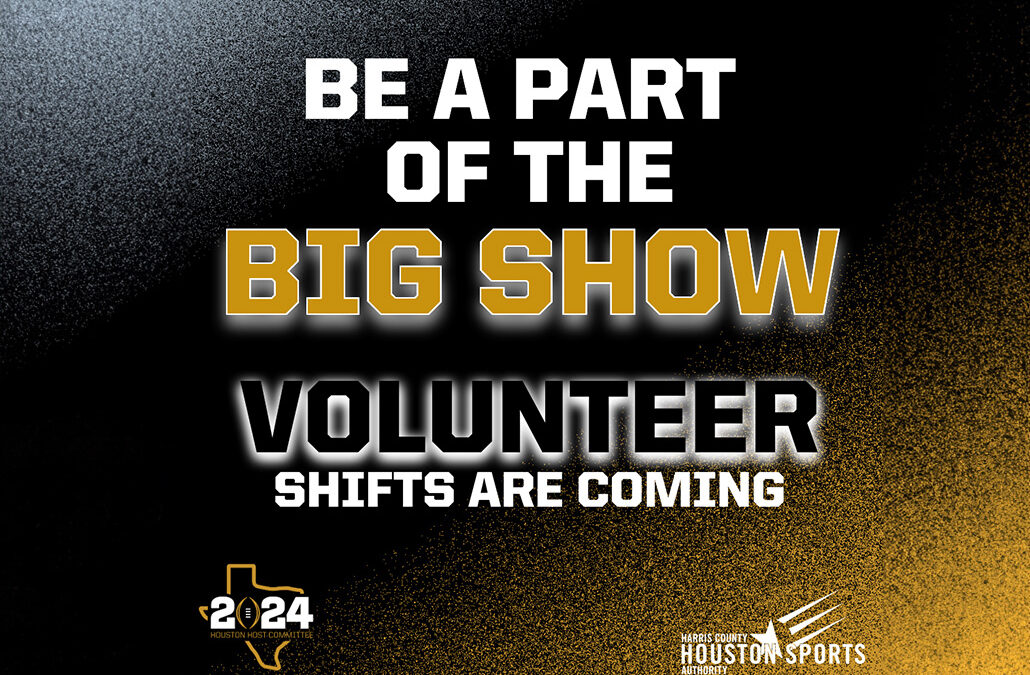 2024 College Football Playoff National Championship Volunteer Shifts Are Coming!