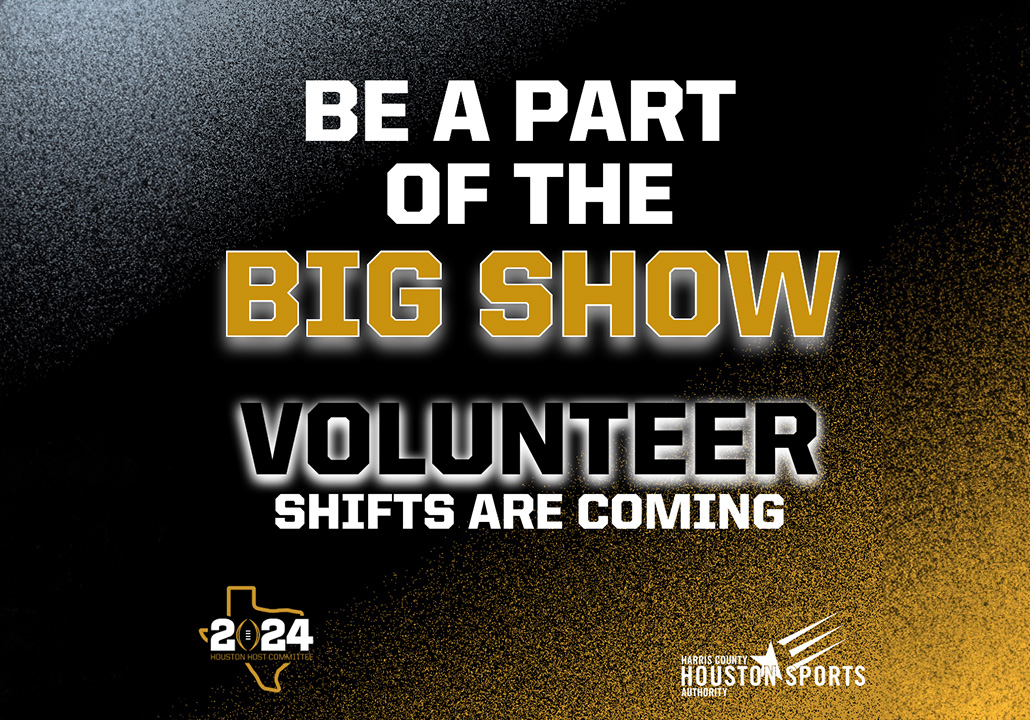 2024 College Football Playoff National Championship Volunteer Shifts Are Coming!