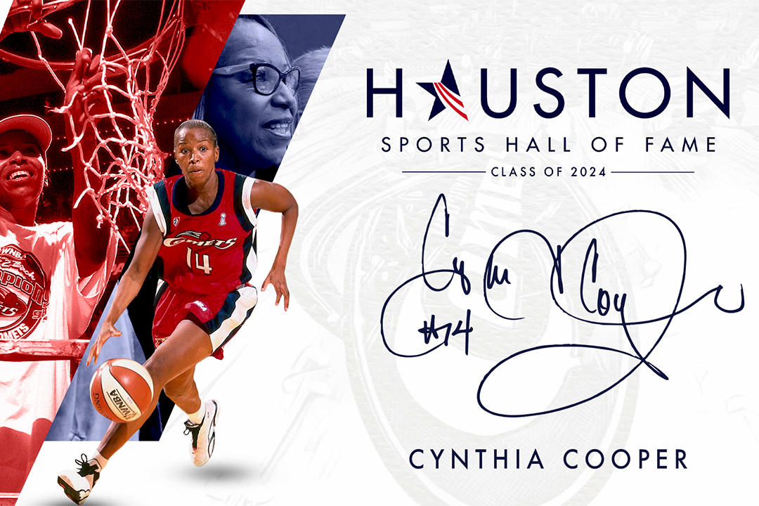 Cynthia Cooper Announced as 2024 Houston Sports Hall of Fame Inductee
