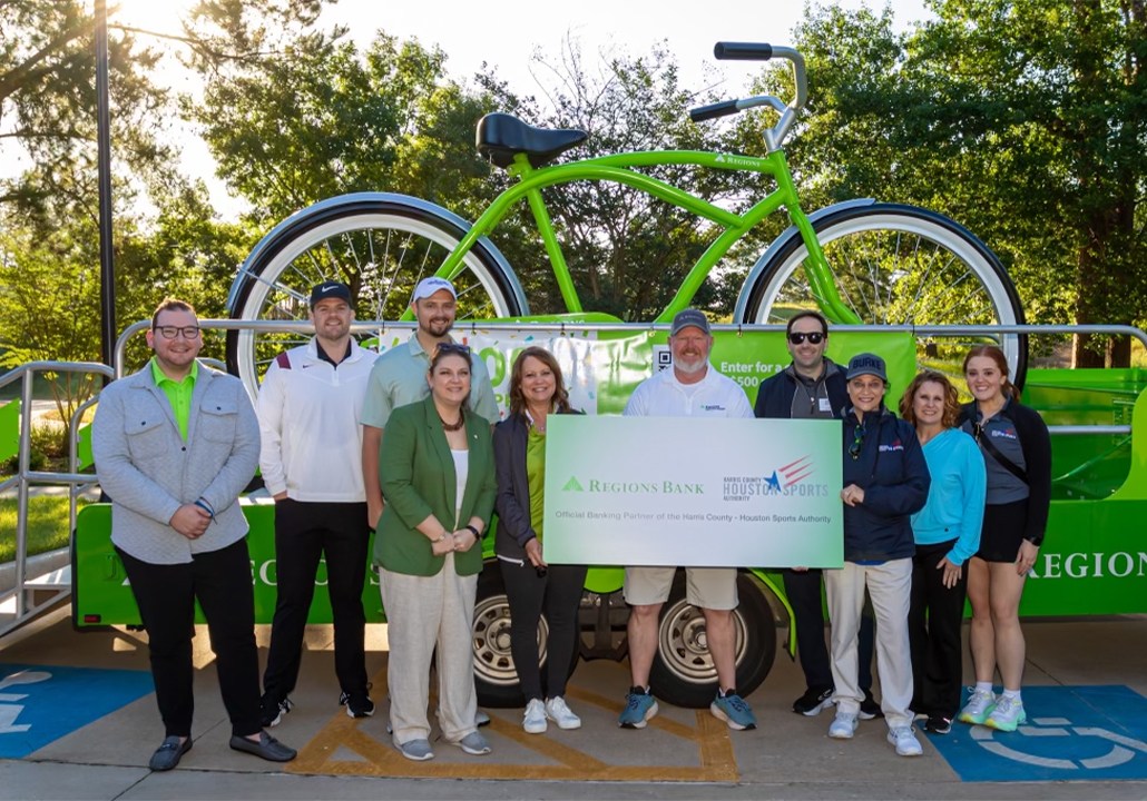 HARRIS COUNTY – HOUSTON SPORTS AUTHORITY ANNOUNCES REGIONS BANK AS OFFICIAL BANKING PARTNER