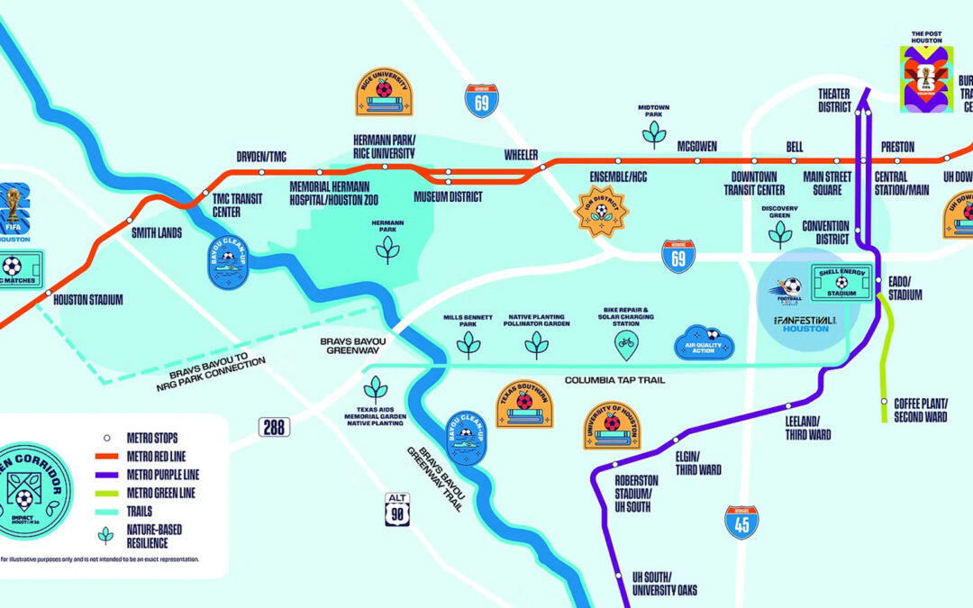 Impact Houston 26 Unites Dozens of Organizations to Advance Green Corridor for a Greener Future