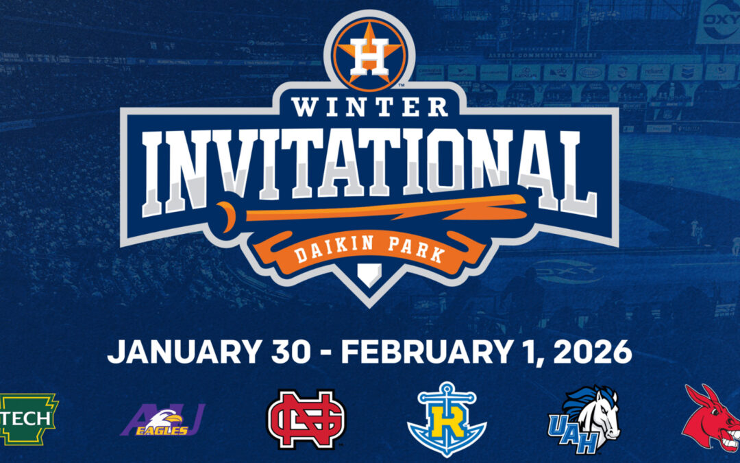 ASTROS TO HOST HOUSTON WINTER INVITATIONAL AT DAIKIN PARK FROM JAN. 30-FEB. 1